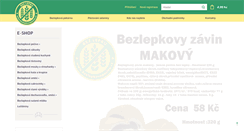 Desktop Screenshot of bezlepkovaprodejna.cz